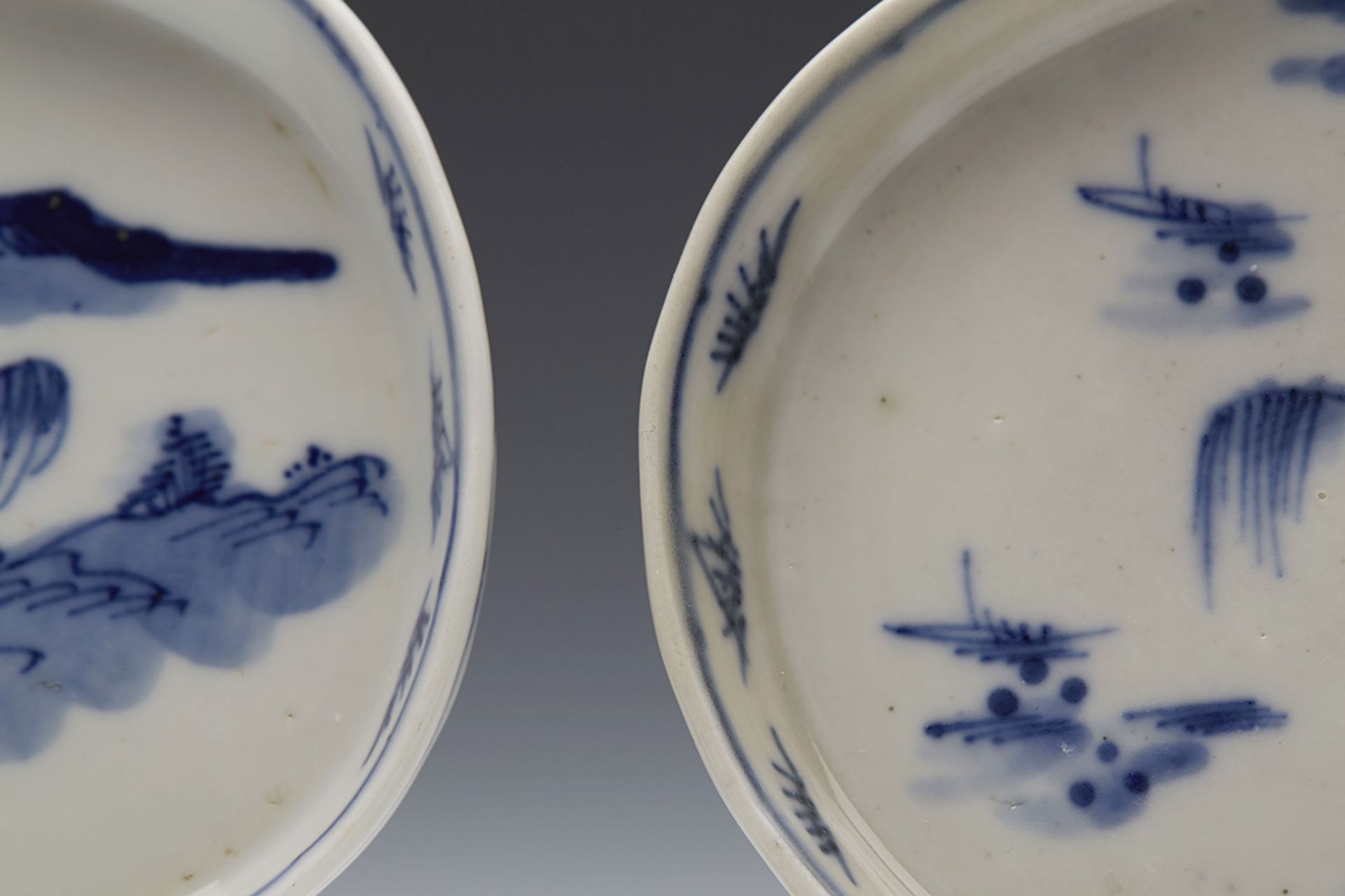 Pair Antique Chinese Qianlong Supper Dishes 18Th C. - Bild 5 aus 6