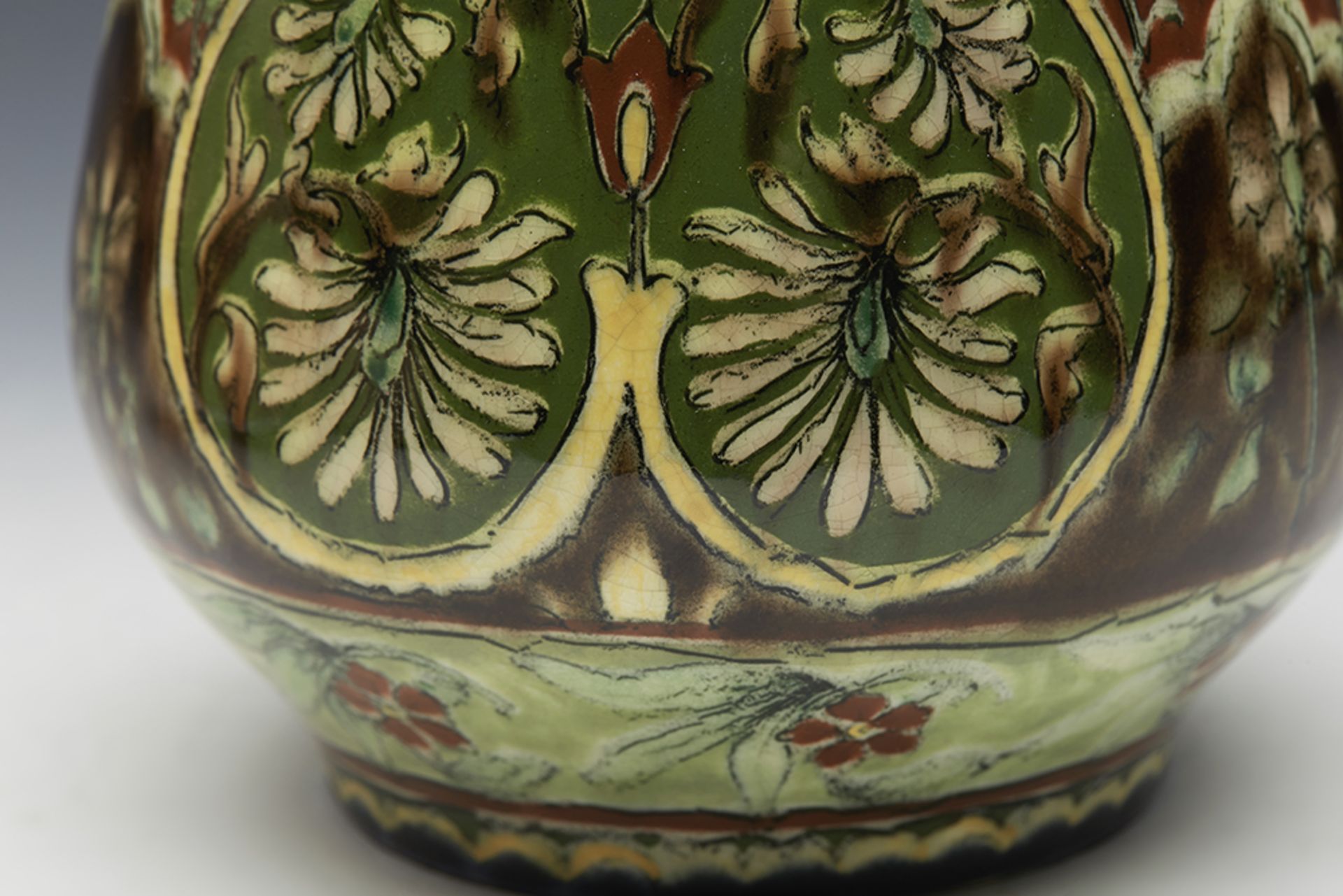 Art Noveau Royal Bonn Old Dutch Vase C.1900 - Image 5 of 15