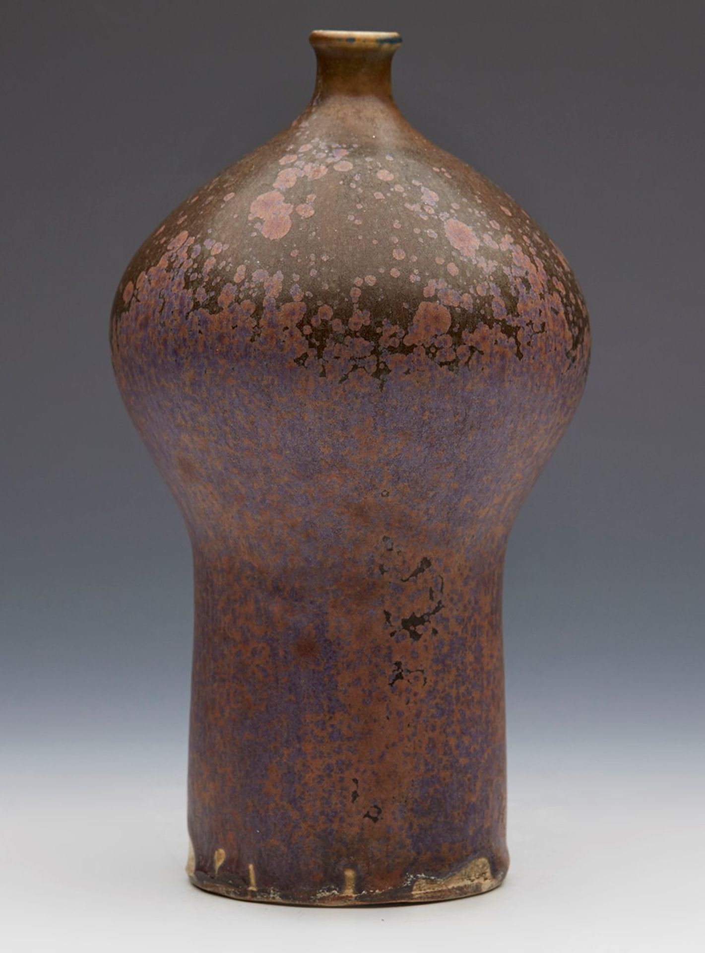 Studio Pottery Matt Glazed Vase Of Interesting Shape 20Th C. - Bild 7 aus 7