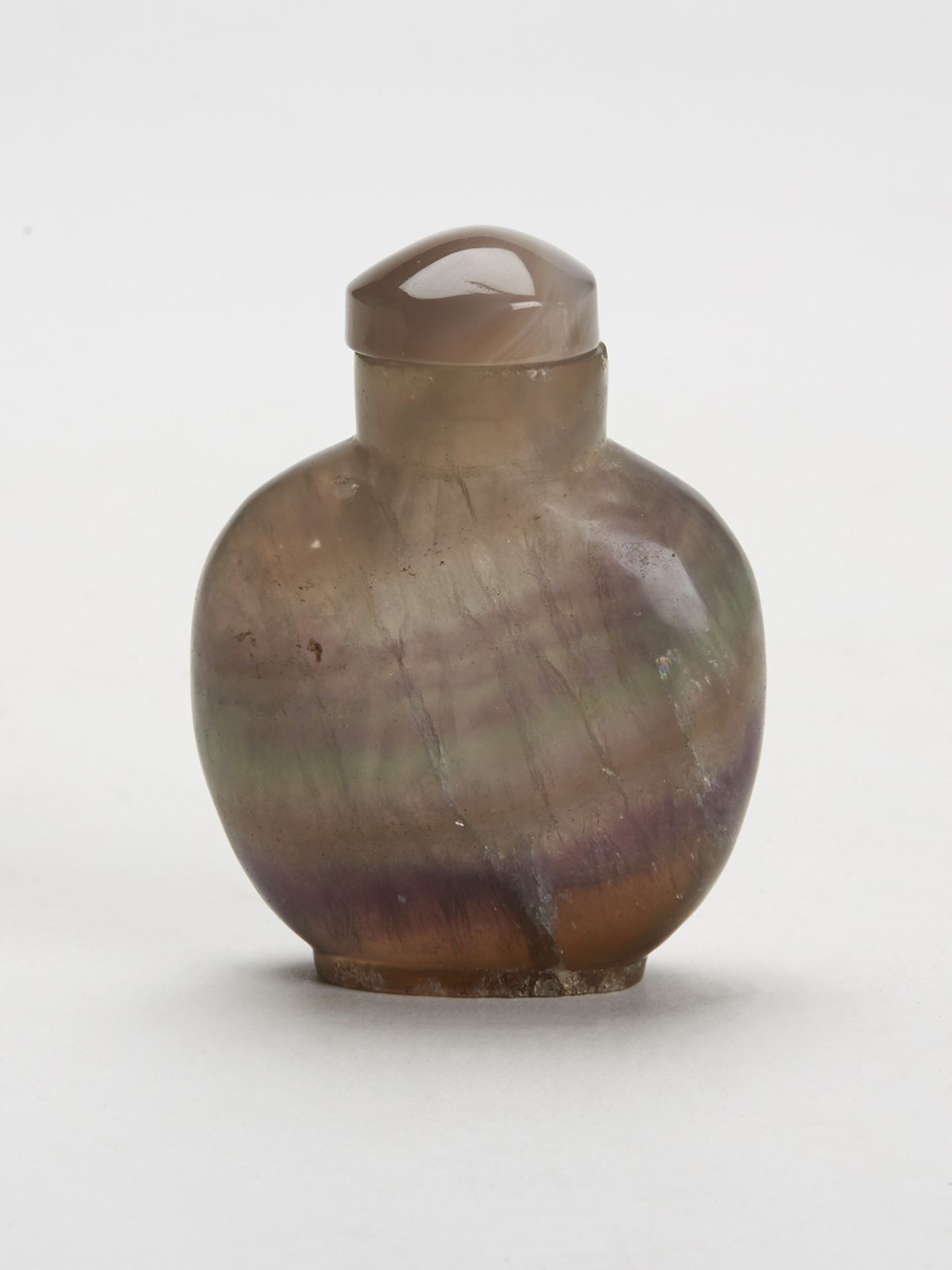 Antique Chinese Hardstone Snuff Bottle 18Th C.