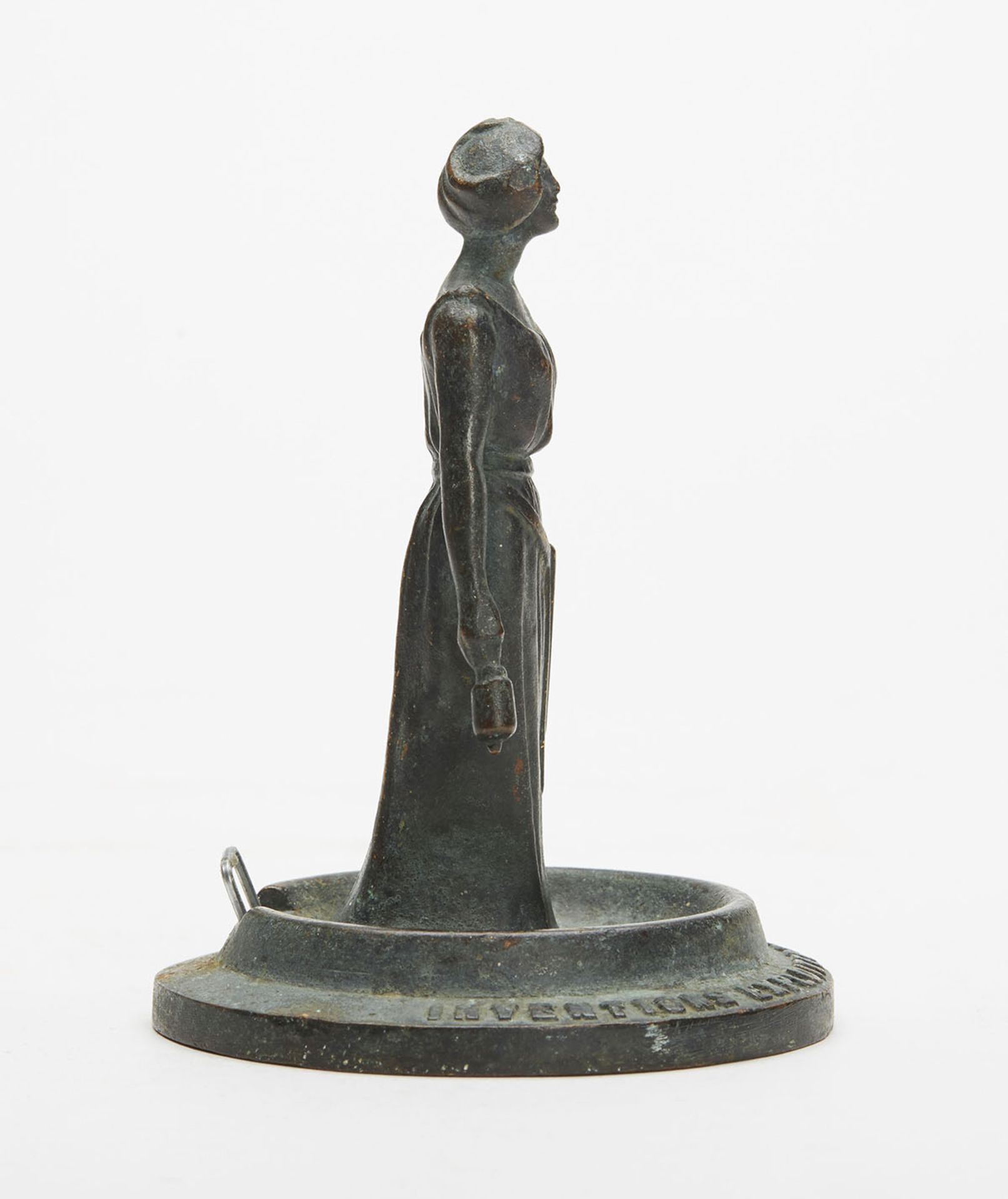 Art Nouveau Bronze Figural Car Mascot On Stand C.1910 - Image 2 of 10