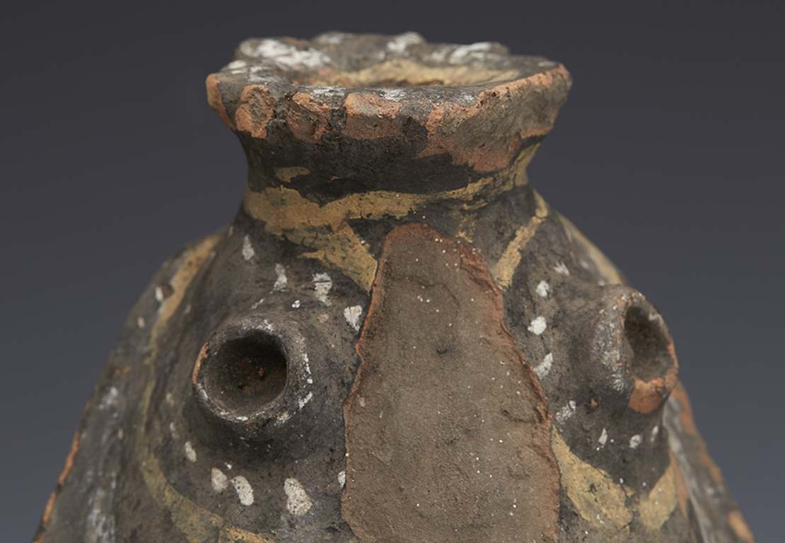 Kwoma Ceremonial Pottery Head Jar Papau New Guinea 19Th C. - Image 4 of 7