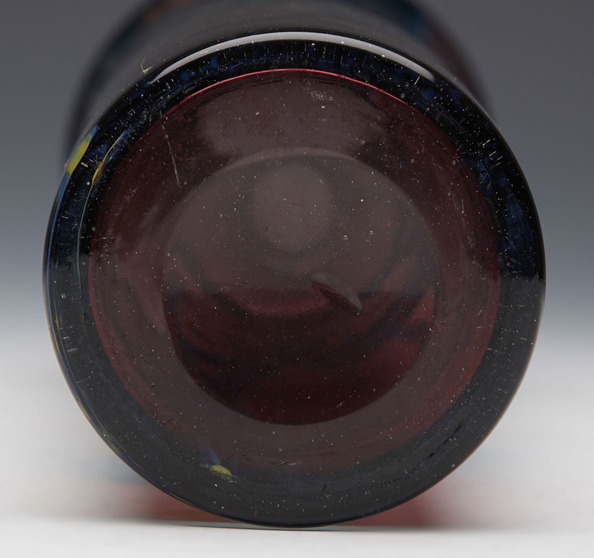 Vintage M. Harris For Mdina Amethyst Glass Vase 20Th C. - Image 7 of 7