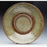 Antique Oriental Celadon Glazed Dish Pre 19Th C.