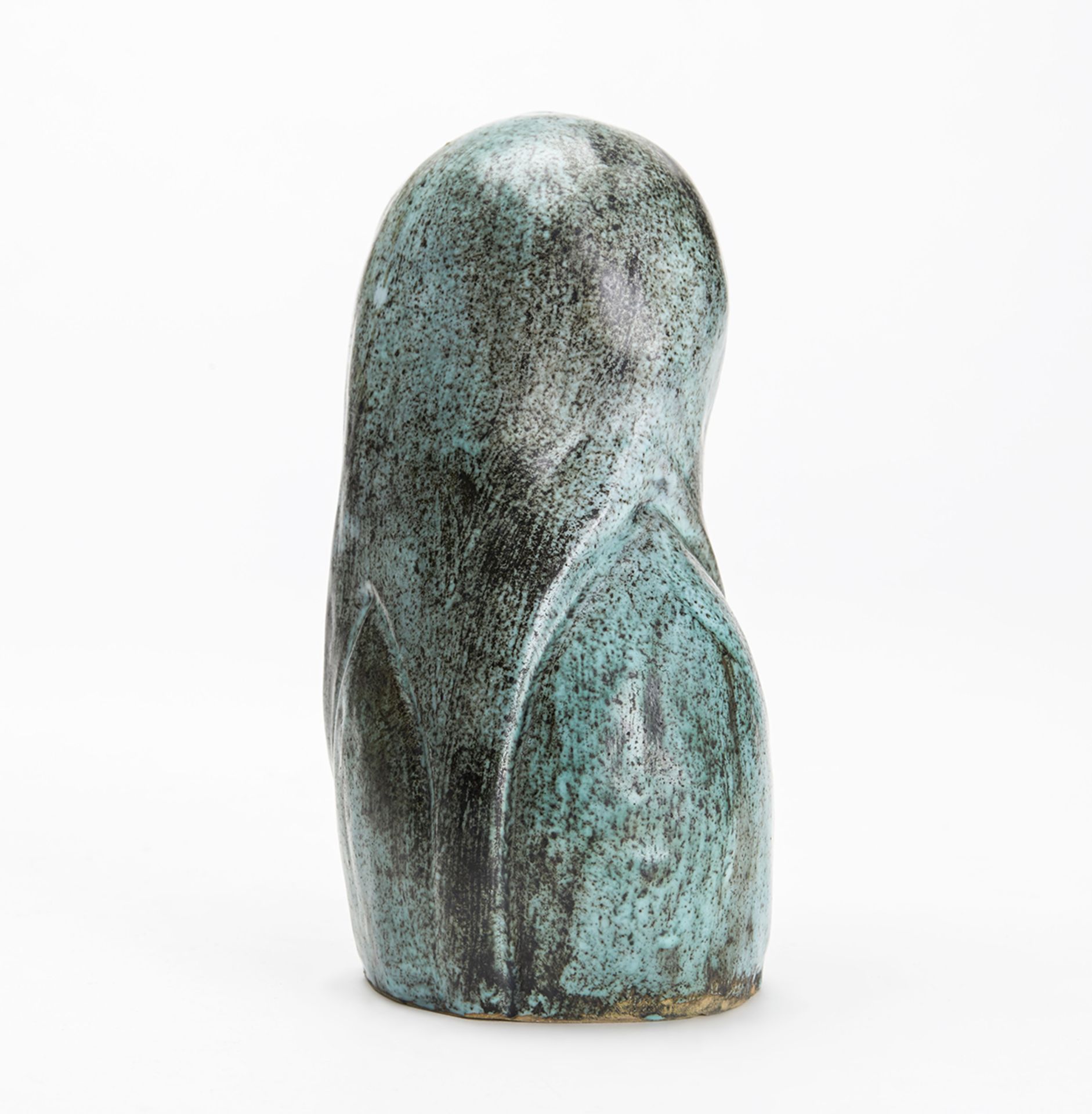 Vintage Swedish Art Pottery Shrouded Figure 20Th C. - Image 5 of 10