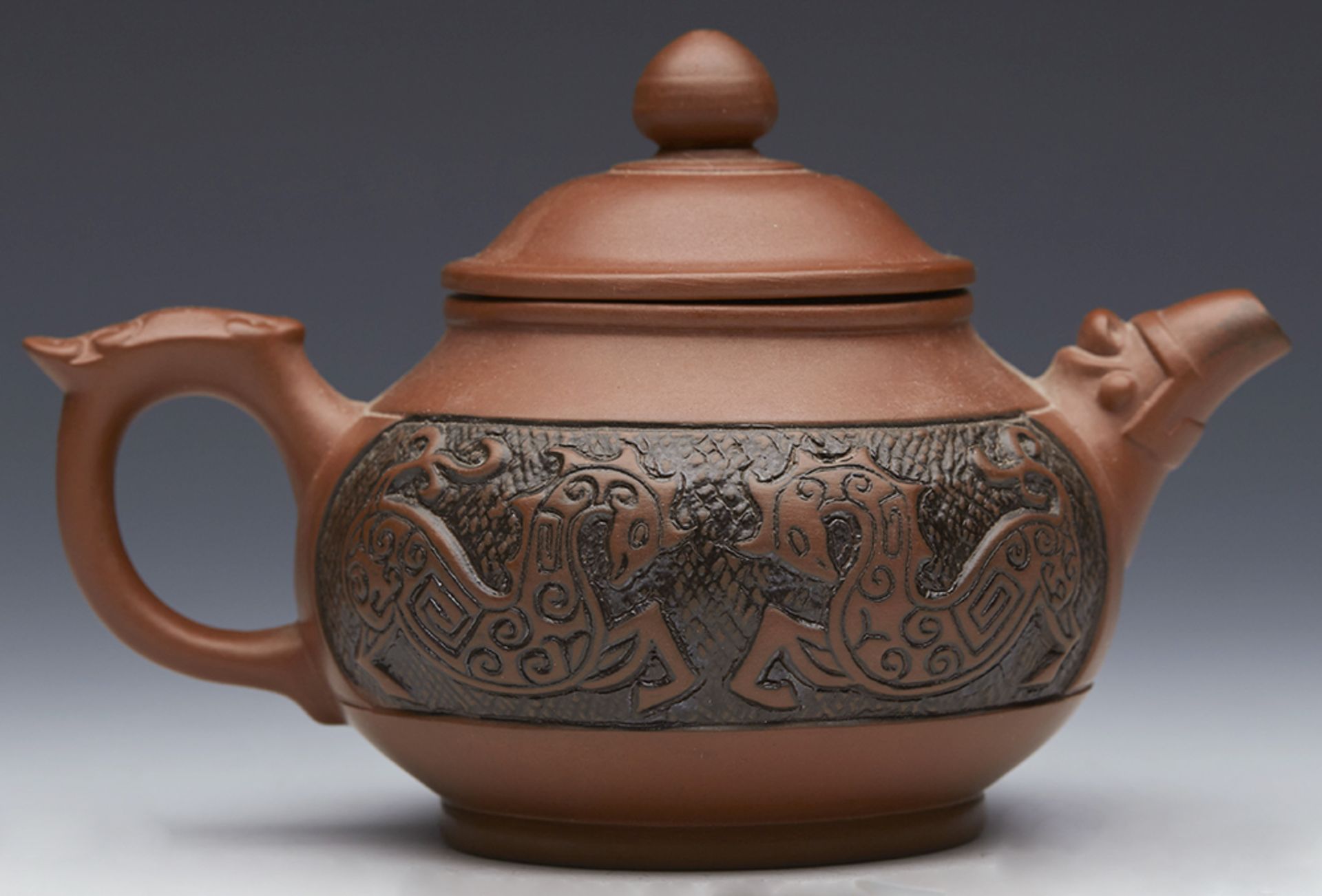Antique/Vintage Chinese Miniature Yixing Teapot 19Th/20Th C. - Bild 3 aus 13