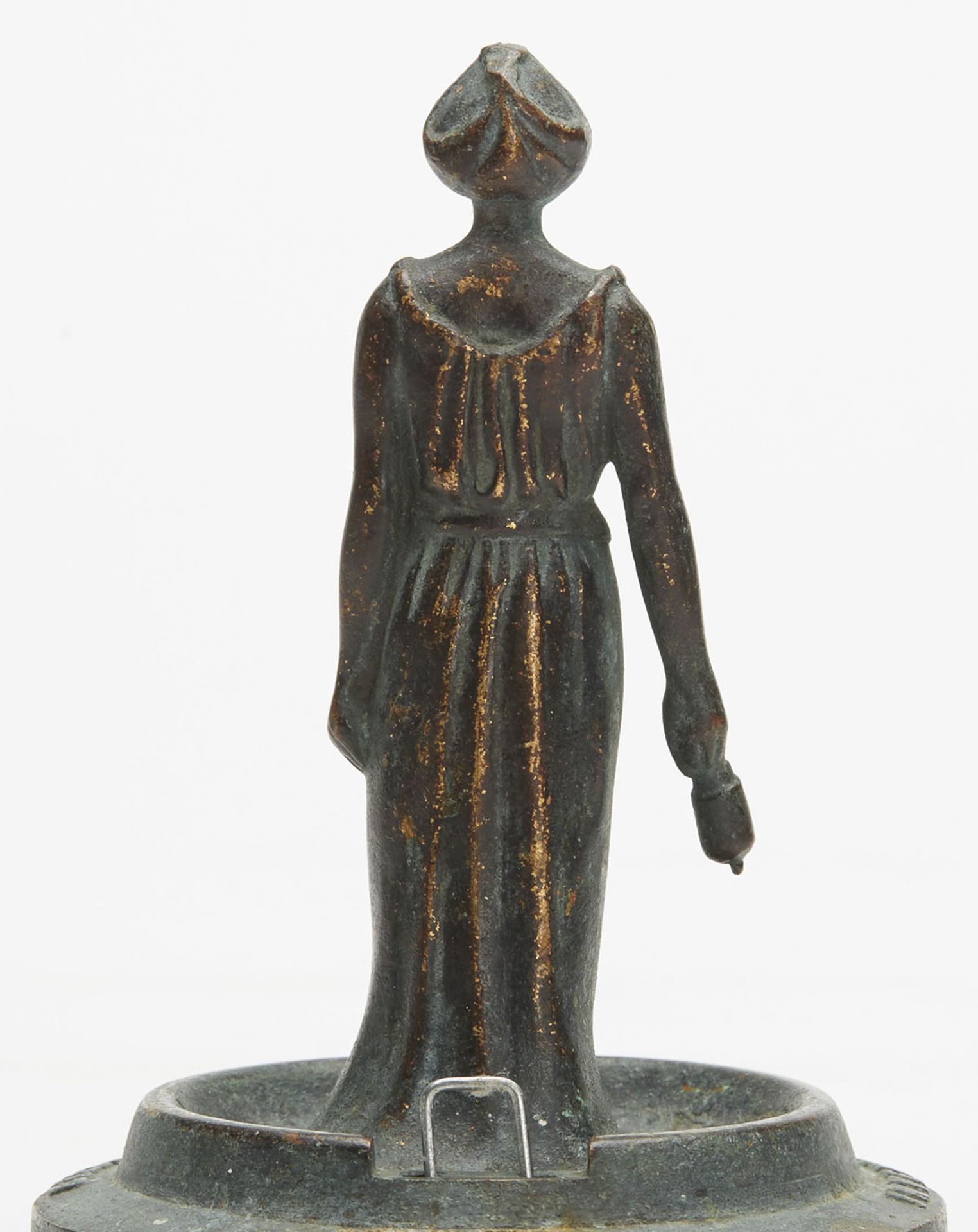 Art Nouveau Bronze Figural Car Mascot On Stand C.1910 - Image 4 of 10