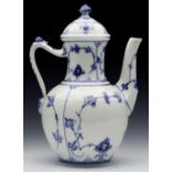 Antique Delft Chinoiserie Design Blue & White Vase 18Th C.