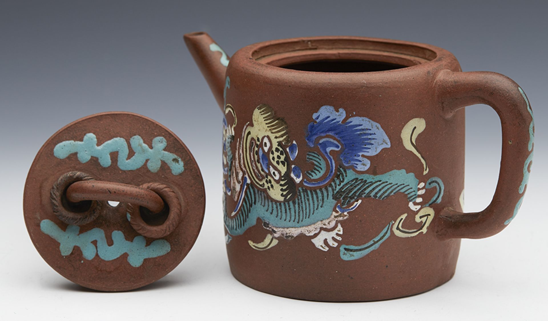 Antique Chinese Yixing Lidded Teapot 18/19Th C. - Bild 3 aus 12