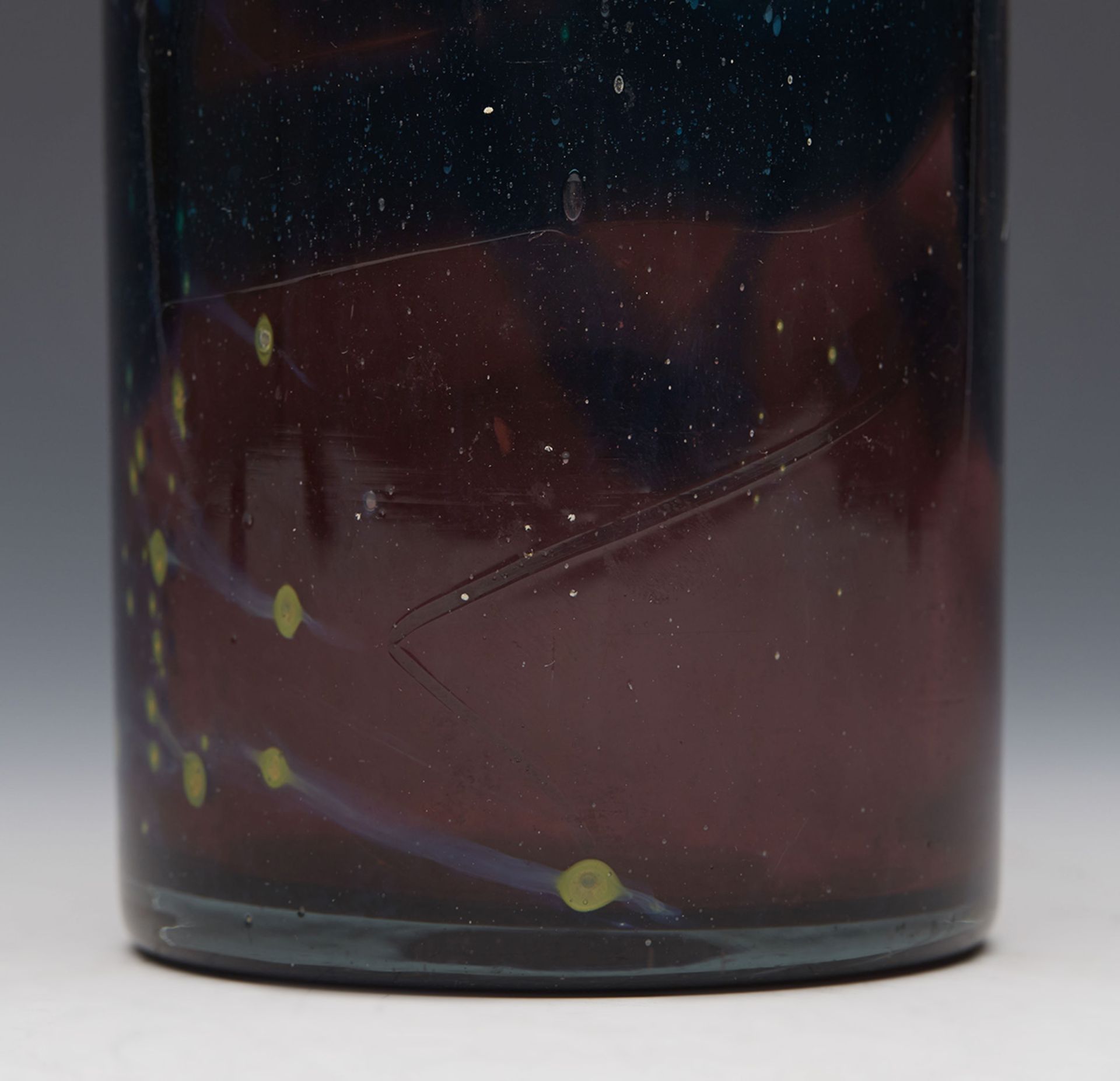 Vintage M. Harris For Mdina Amethyst Glass Vase 20Th C. - Image 5 of 7