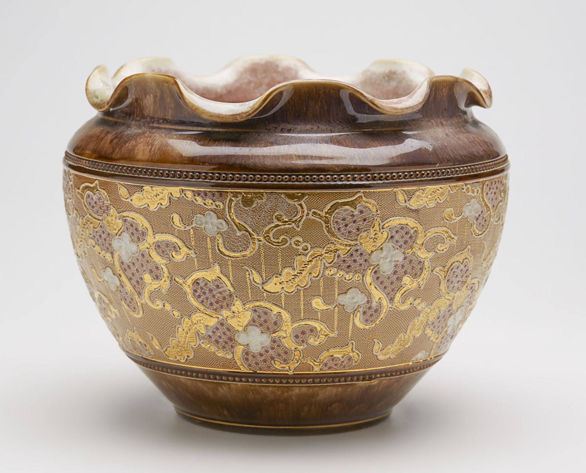 Art Nouveau Doulton Lambeth Planter By Ethel Beard C.1905 - Image 3 of 8