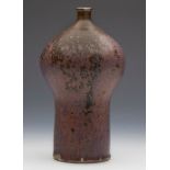 Studio Pottery Matt Glazed Vase Of Interesting Shape 20Th C.