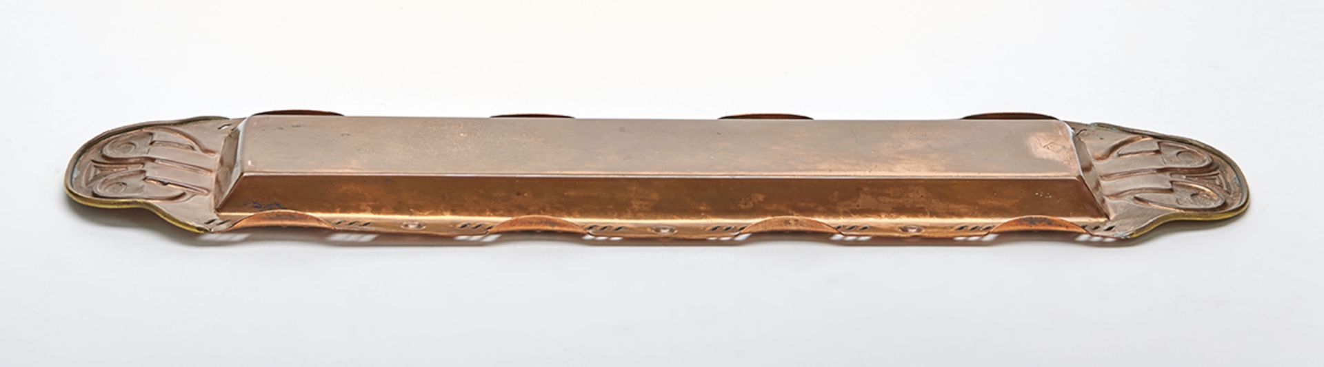 Stylish Jugendstil Gebruder Bing Copper & Brass Tray C.1900 - Image 5 of 8