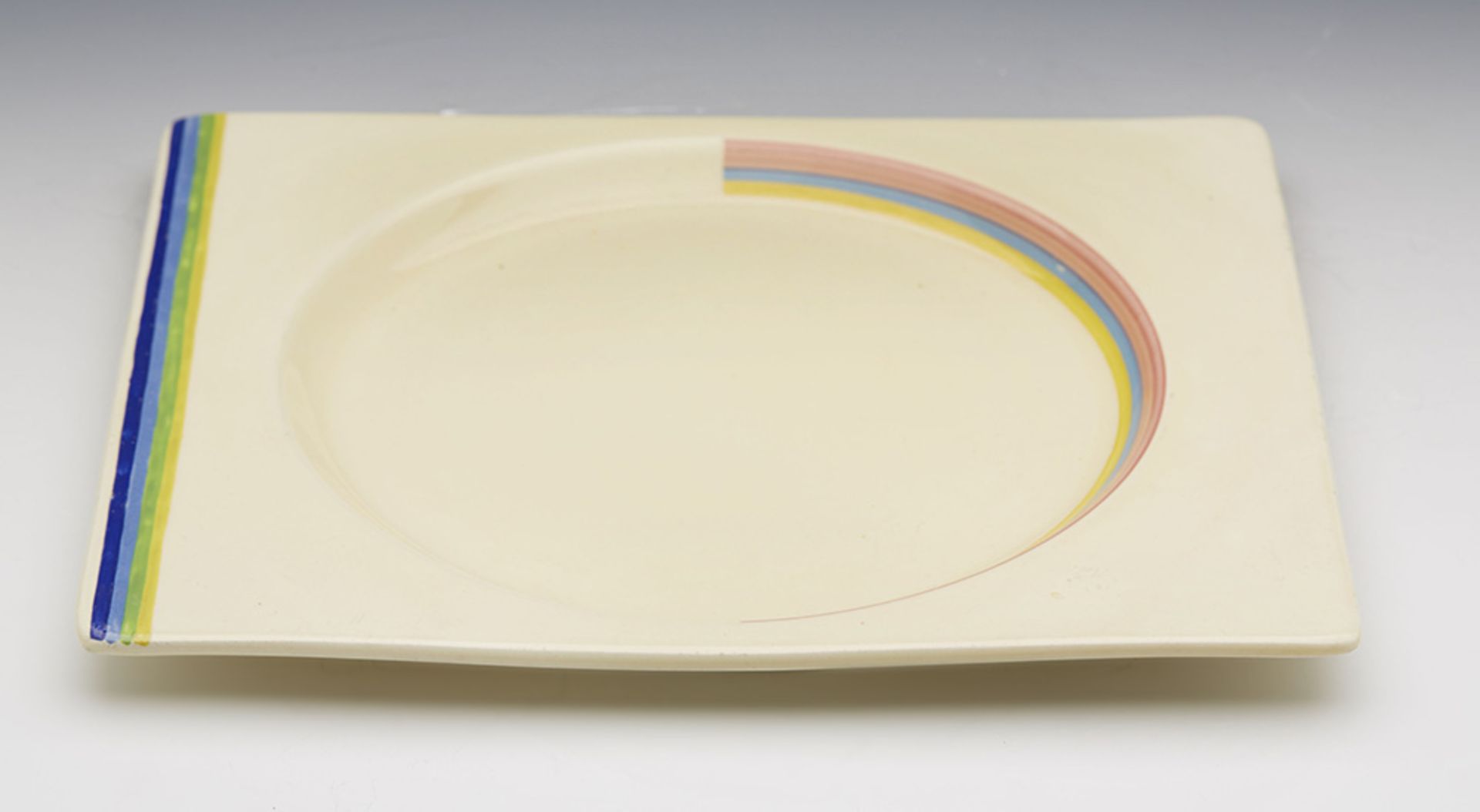 Fine Art Deco Clarice Cliff The Biarritz Bizarre Pattern Plate C.1933 - Image 7 of 7