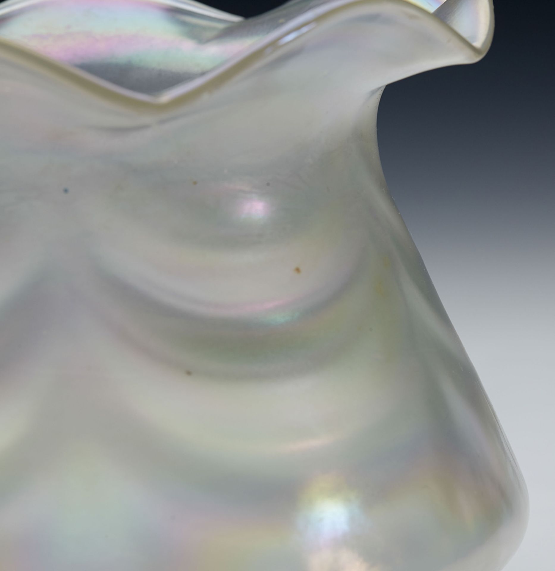 Art Nouveau Bohemian Opalescent Art Glass Vase C.1905 - Bild 5 aus 6