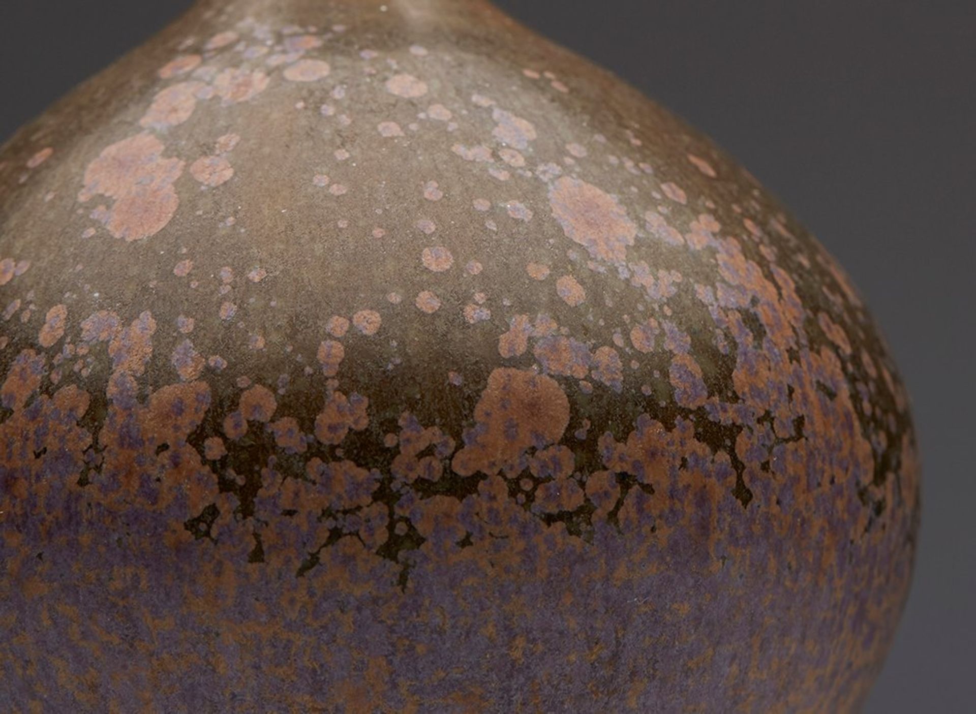 Studio Pottery Matt Glazed Vase Of Interesting Shape 20Th C. - Image 6 of 7