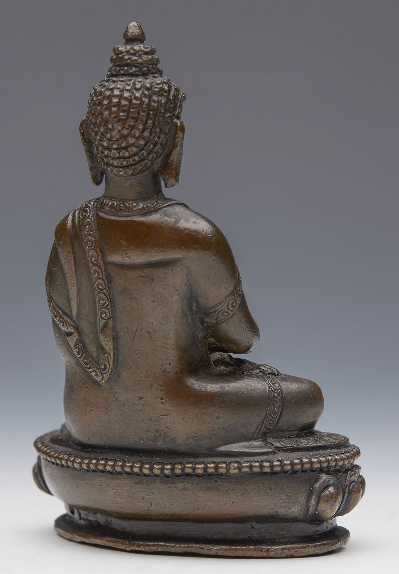 Antique/Vintage Indian Bronze Seated Figure 20Th C. - Image 4 of 9