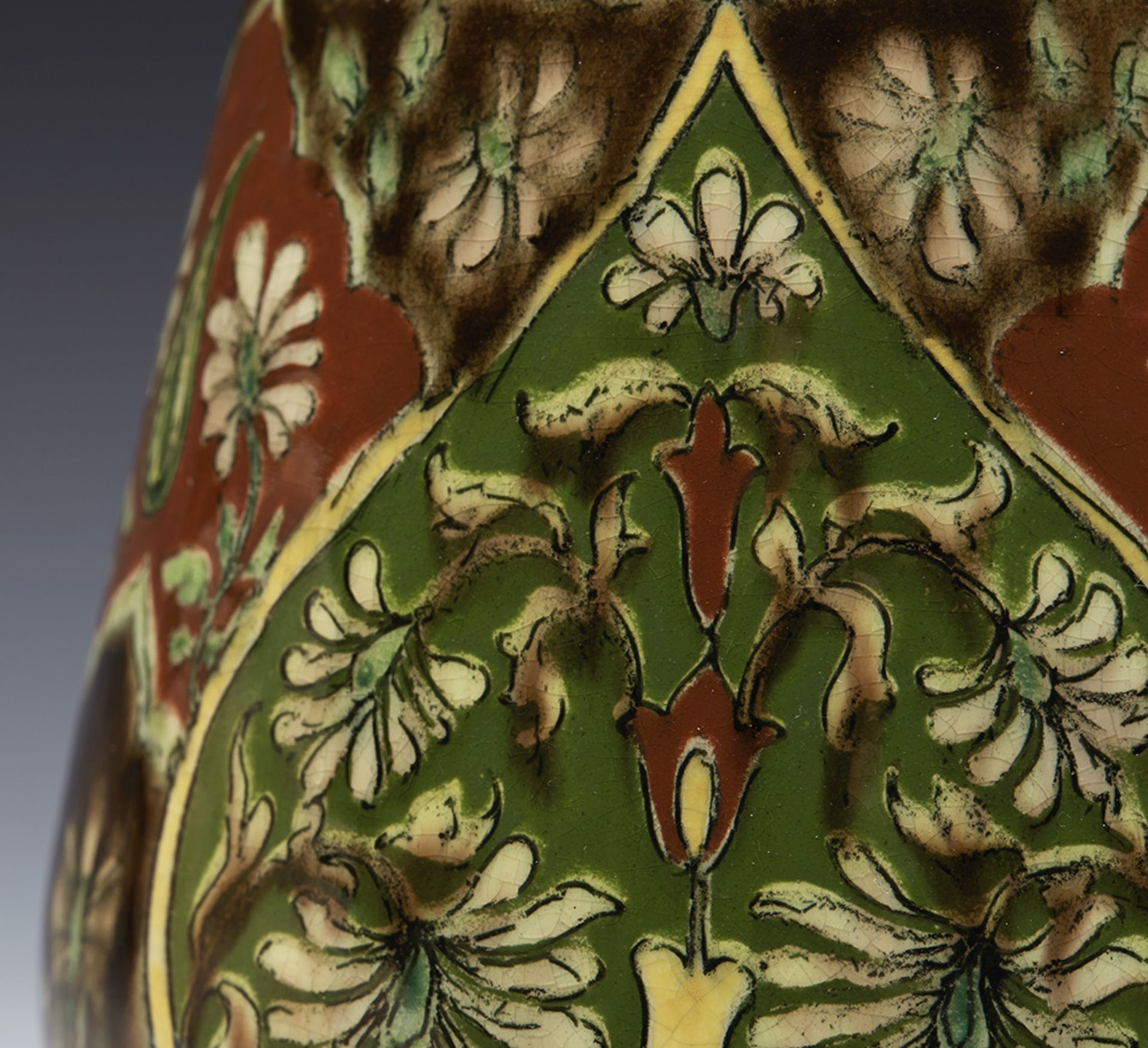 Art Noveau Royal Bonn Old Dutch Vase C.1900 - Image 3 of 15