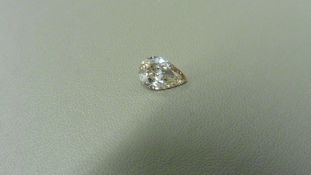 1.02ct pear shaped diamond, loose stone. N ( faint brown ) colour and SI1 clarity. 8.85 x 5.79 x 3.
