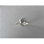 1.15ct diamond solitaire ring with an enhanced brilliant cut diamond. H colour and I1 clarity. Set