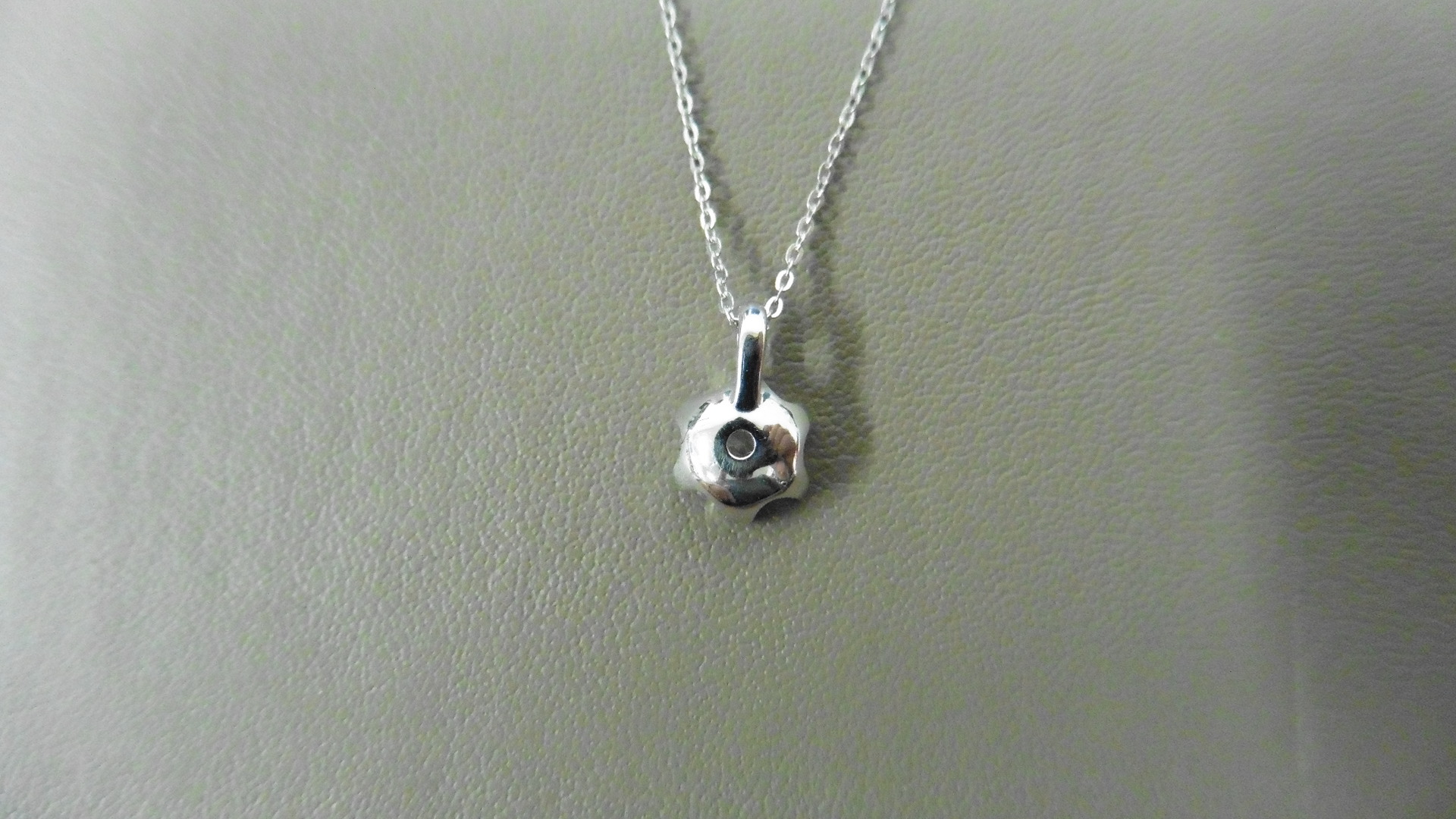 0.50ct diamond solitaire style pendant. Brilliant cut diamond, I/J colour and si3 clarity. Set in - Image 2 of 2