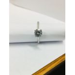 1.64ct diamond solitaire set in 18ct gold. Brilliant cut diamond, G colour and i1 clarity.