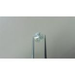 1.34ct Brilliant Cut Diamond, Enhanced stone. I colour, I2 clarity. 6.92 x 4.29mm. Valued at £2500