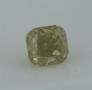 IGI Certified 0.42 ct. - Fancy Light Greenish Yellow Diamond - I1 - UNTREATED