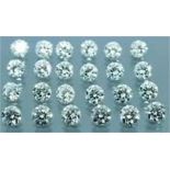 2.00 ct. Round Brilliant Diamond Lot - H - I - J / SI - I UNTREATED