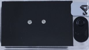 IGI Sealed 0.21 ct. "Diamond D-Box" - Round Brilliant Natural Diamonds - L - M / I1 - I2