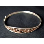 Lovely Clogau Welsh Gold And Silver Bangle