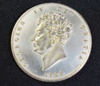 1826 George IV Silver Half Crown VGC ***Reserve lowered***