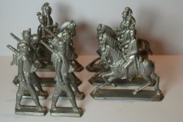 Set Of Nine Old Lead Soldiers