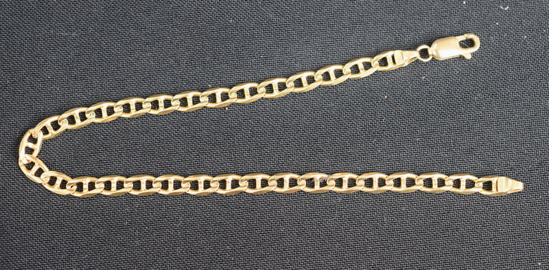 18ct Gold Chain Link Bracelet - Image 4 of 5