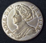 1711 Queen Anne Great Britain Silver Shilling