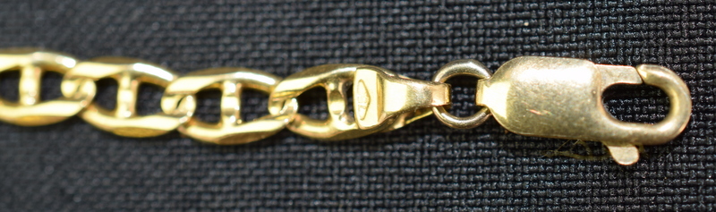 18ct Gold Chain Link Bracelet - Image 5 of 5