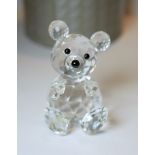 Swarovski Crystal Bear Complete With Box