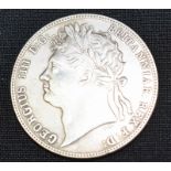 1820 Silver George IV Half Crown GC