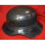 WW2 German Three-Piece Luftschutz Gladiator Helmet