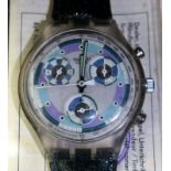 Swatch Quartz Chrono In Original Box