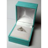 18ct White Gold 4 Stone Diamond Ring