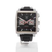 2016 Tag Heuer Monaco Chronograph Stainless Steel - CAW2114