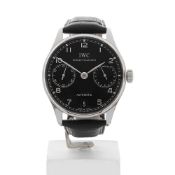 2012 IWC Portuguese 7 Day 42mm Stainless Steel - IW500109