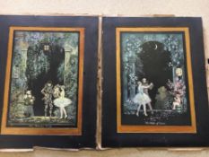 2 x Marie Blanchard Vintage 1920s Prints - The Beauty Prize & The Waltz of Love