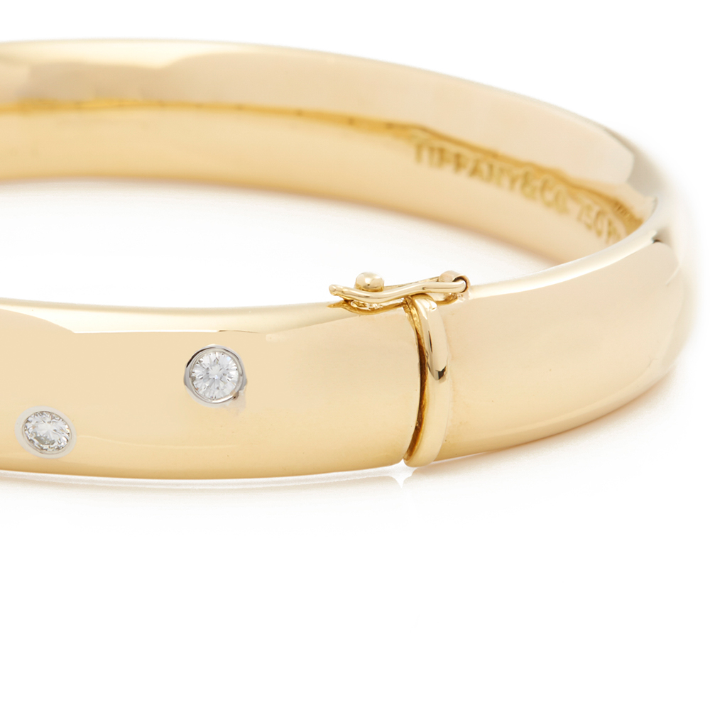 Tiffany & Co. 18k Yellow Gold Diamond Etoile Bracelet - Image 3 of 8