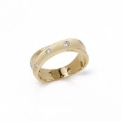 Tiffany & Co. 18k Yellow Gold Diamond Etoile Ring