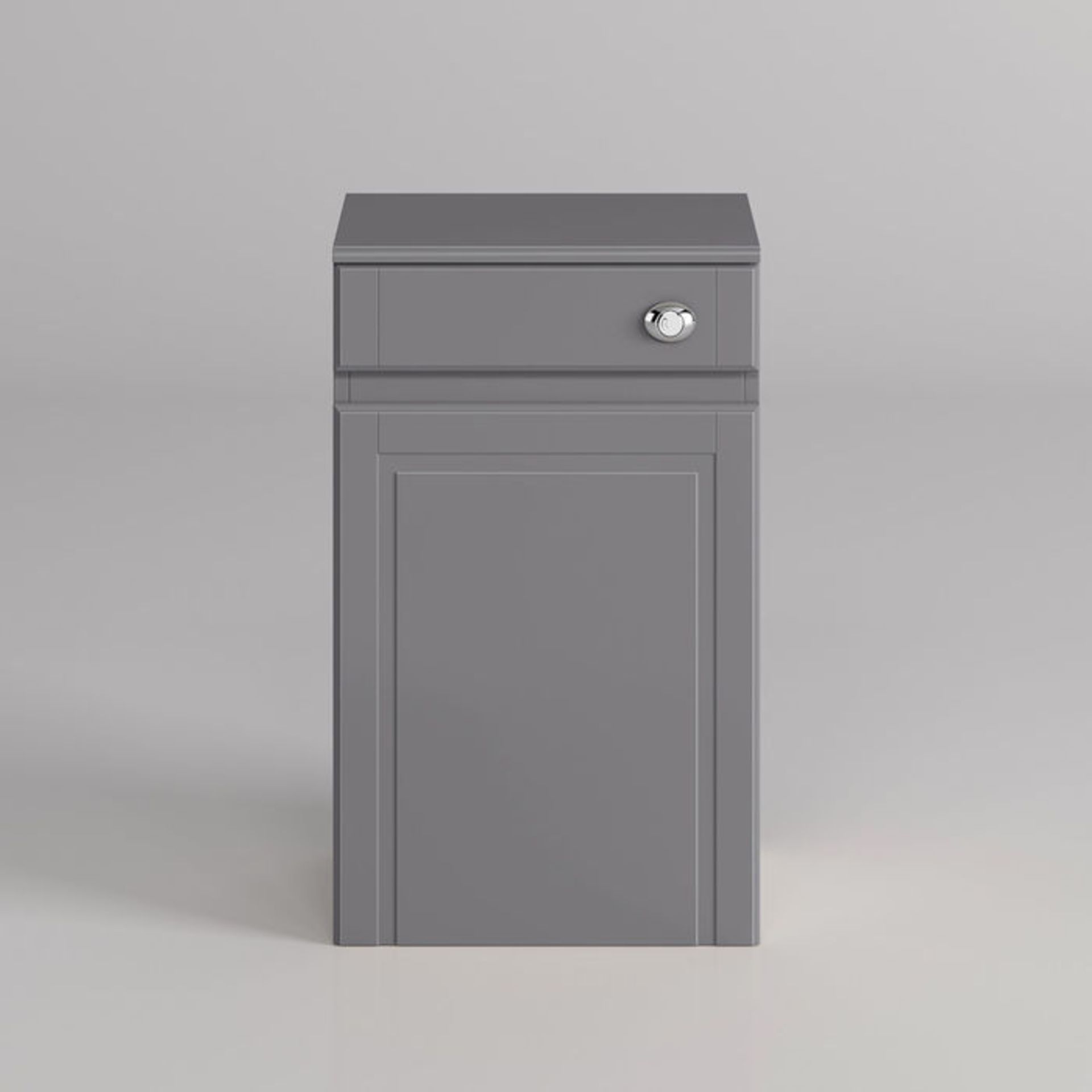 (H203) 500mm Cambridge Midnight Grey Back To Wall Toilet Unit. RRP £109.99. Our discreet unit - Bild 4 aus 4