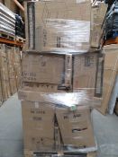 (BATH108) PALLET TO CONTAIN 25 ITEMS OF VARIOUS BATHROOM STOCK TO INCLUDE: BASIN CABINETS, TOILET