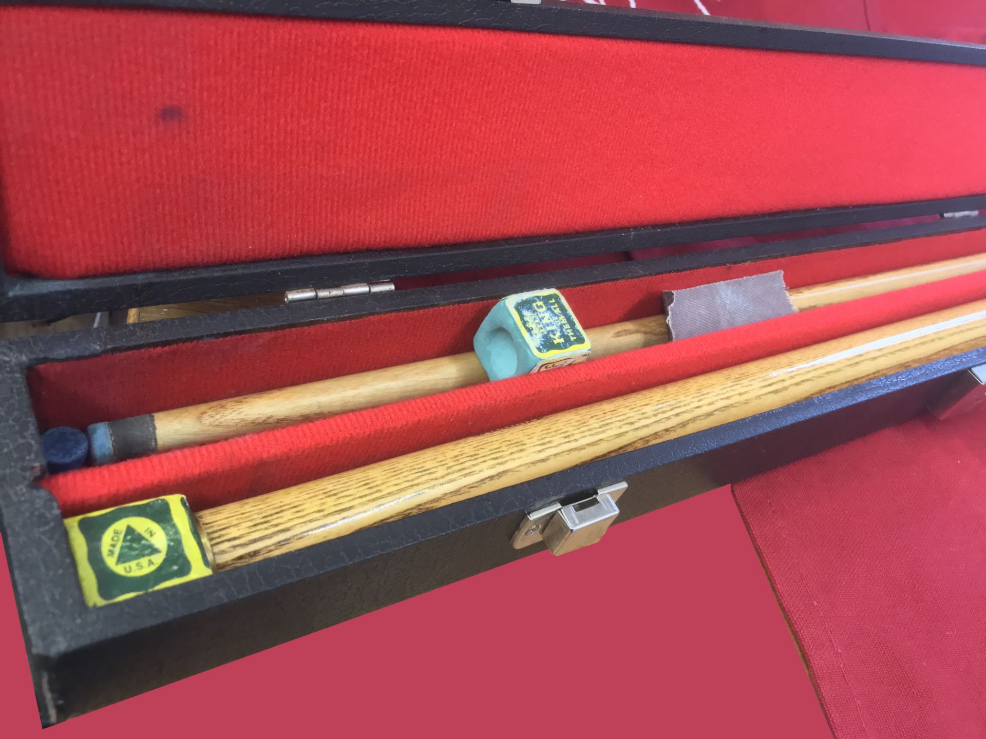 Snooker/Pool Cue GB Warwick Cased With Accessories