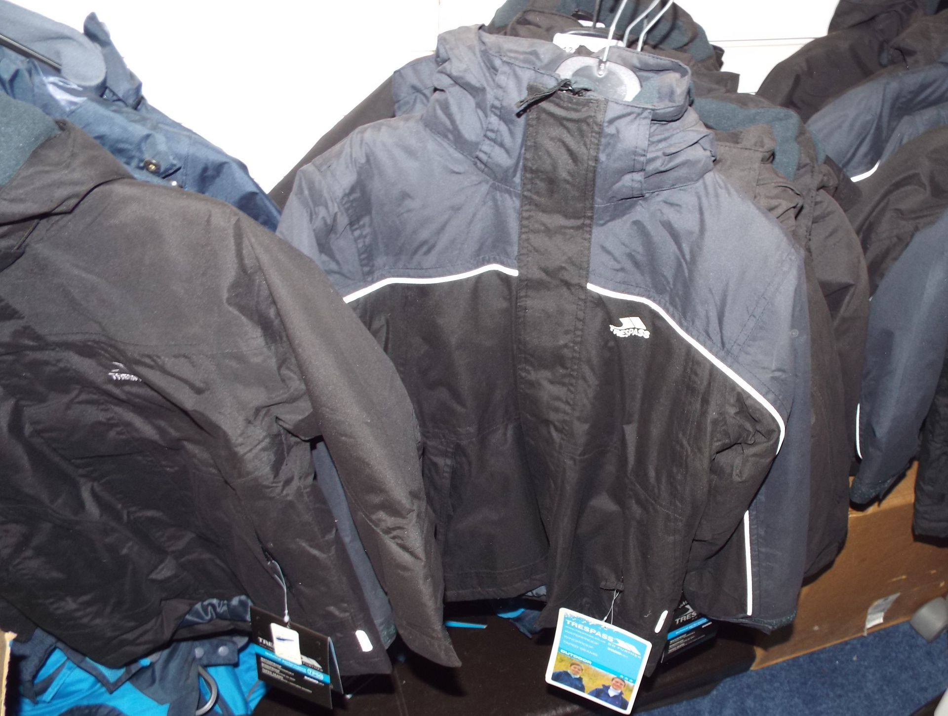 Approx 34 x Boys Trespass Coats / Jackets various ages/sizes/colours. - Image 2 of 3